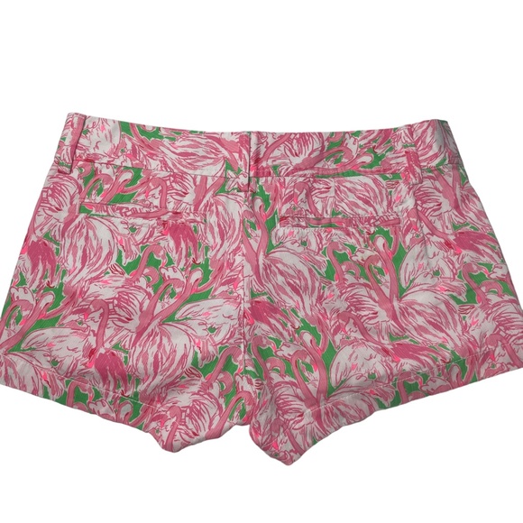 Lilly‎ Pulitzer 4 Swan Print Shorts The Walsh Pockets - Picture 4 of 4